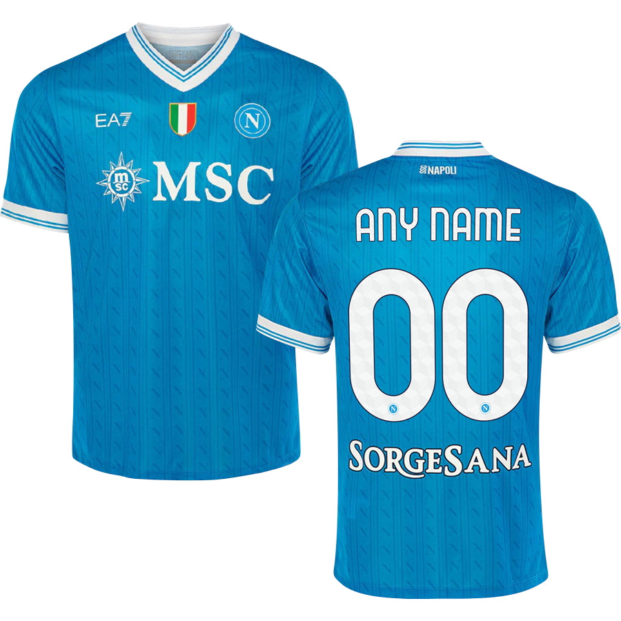 Napoli SSC Home Jersey 25/26 Adults-Footzilla