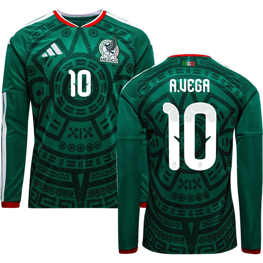 Mexico World Cup 2026 Home Long Sleeve Jersey Adults