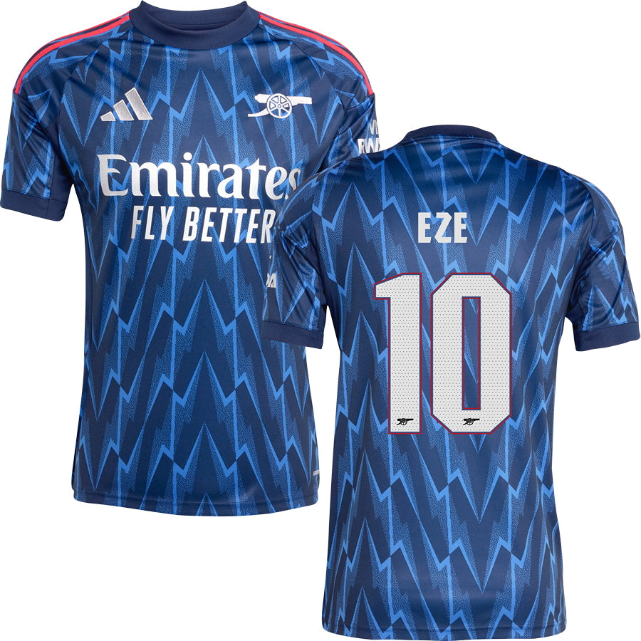 Arsenal Away Jersey #10 EZE 2025/26 Adults-Footzilla