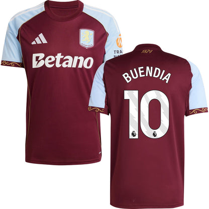Aston Villa FC Home Jersey 2025/26 Adults-Footzilla