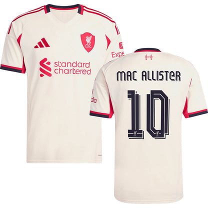 Liverpool Away #10 MAC ALLISTER Jersey 2025/26 Adults-Footzilla