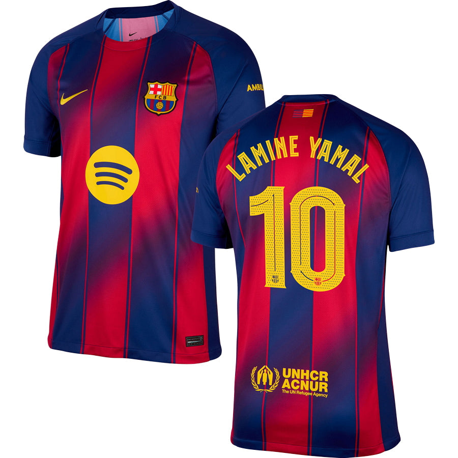 Barcelona FC Home Jersey 2025/26 Adults-Footzilla