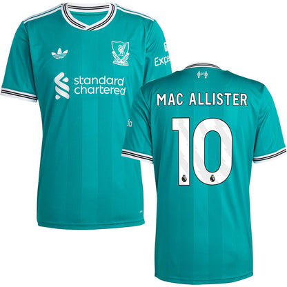 Liverpool Third #10 MAC ALLISTER Jersey 2025/26 Adults-Footzilla