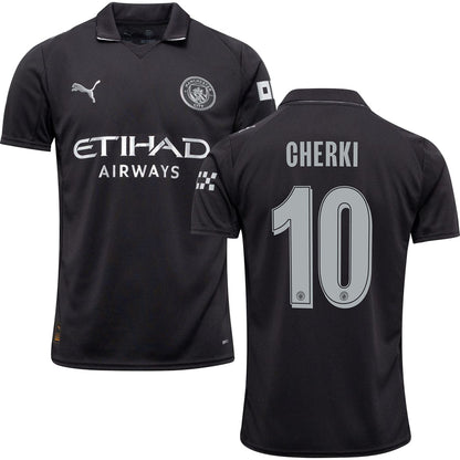 Manchester City Away #10 CHERKI Jersey 2025/26 Adults-Footzilla