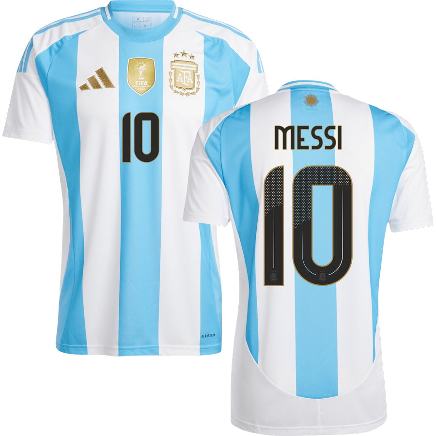 Argentina Home Stadium Jersey 2024 Men`s COPA AMERICA-Footzilla