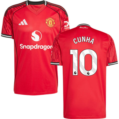 Manchester United Home Jersey 2025/26 Adults-Footzilla