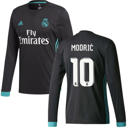 Real Madrid CF Away Long Sleeve Jersey 2017/18 Adults-Footzilla