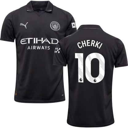 Manchester City Away #10 CHERKI Jersey 2025/26 Adults-Footzilla