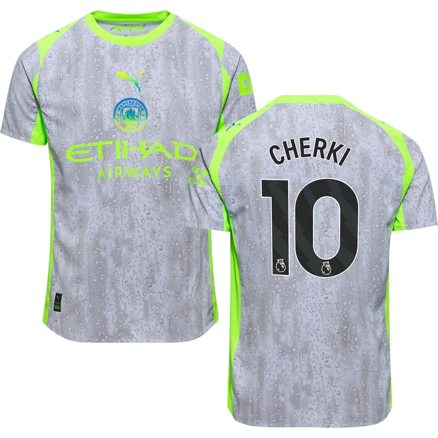 Manchester City #10 CHERKI Third Jersey 2025/26 Adults-Footzilla