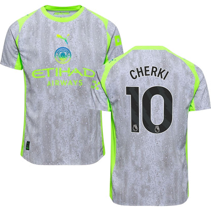 Manchester City #10 CHERKI Third Jersey 2025/26 Adults-Footzilla