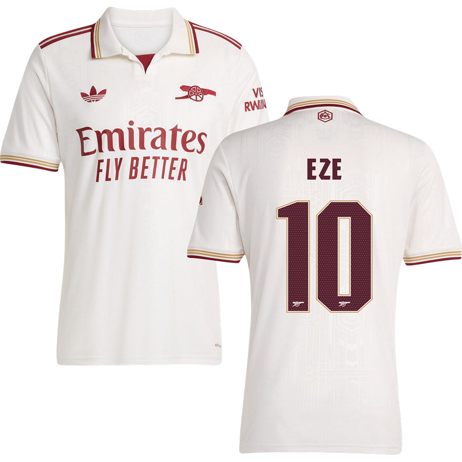 Arsenal Third Jersey #10 EZE 2025/26 Adults-Footzilla