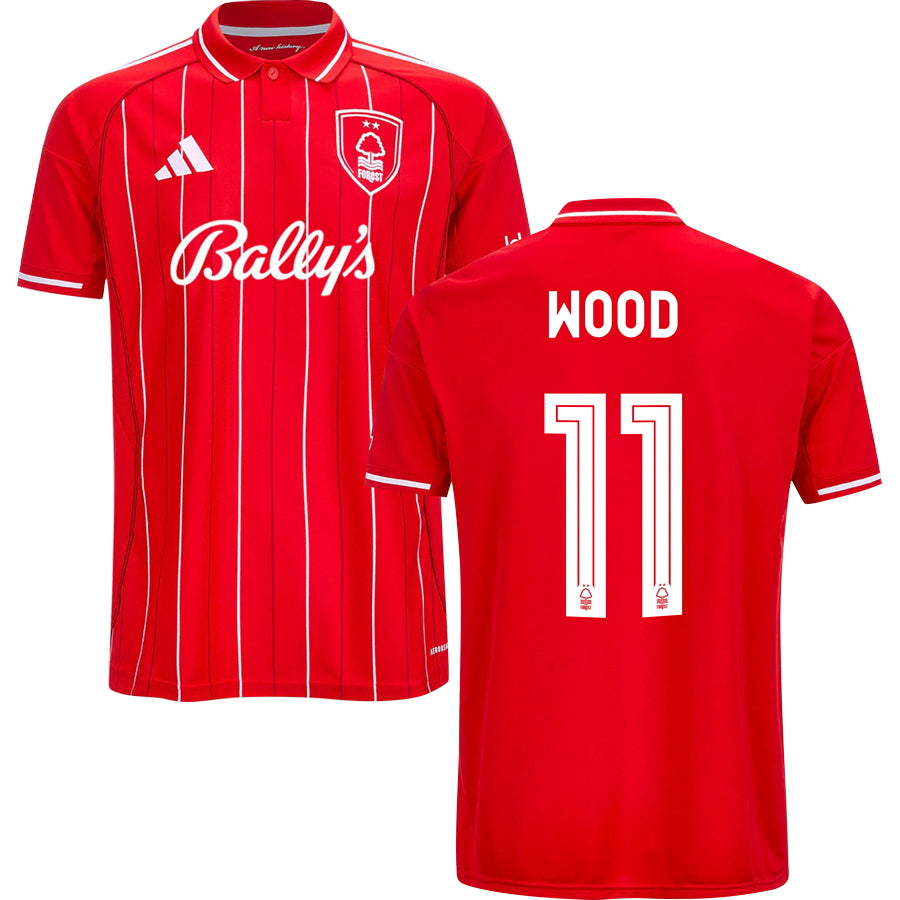 Nottingham Forest Home Jersey 2025/26 Adults-Footzilla