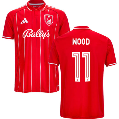 Nottingham Forest Home Jersey 2025/26 Adults-Footzilla
