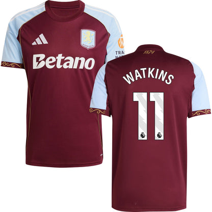 Aston Villa FC Home Jersey 2025/26 Adults-Footzilla