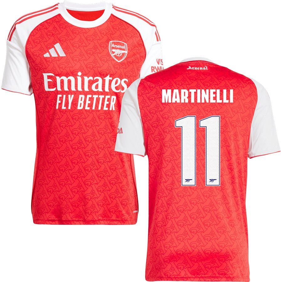 Arsenal Home Jersey Stadium 2025/26 Adults-Footzilla