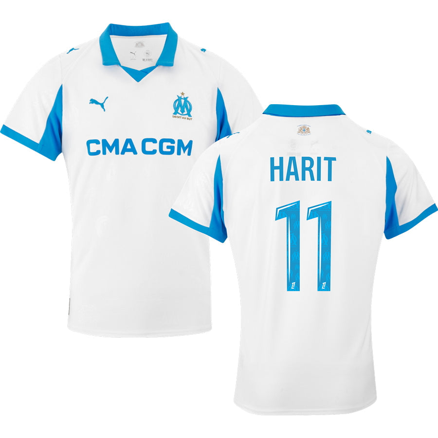 Olympique Marseille Home Jersey 25/26 Adults-Footzilla