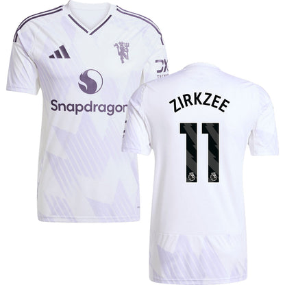 Manchester United #11 ZIRKZEE Away Jersey 2025/26 Adults-Footzilla
