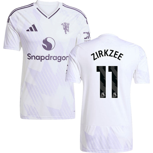 Manchester United #11 ZIRKZEE Away Jersey 2025/26 Adults-Footzilla
