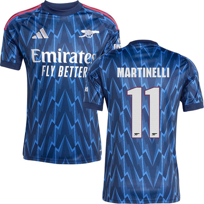 Arsenal Away Jersey Stadium 2025/26 Adults-Footzilla