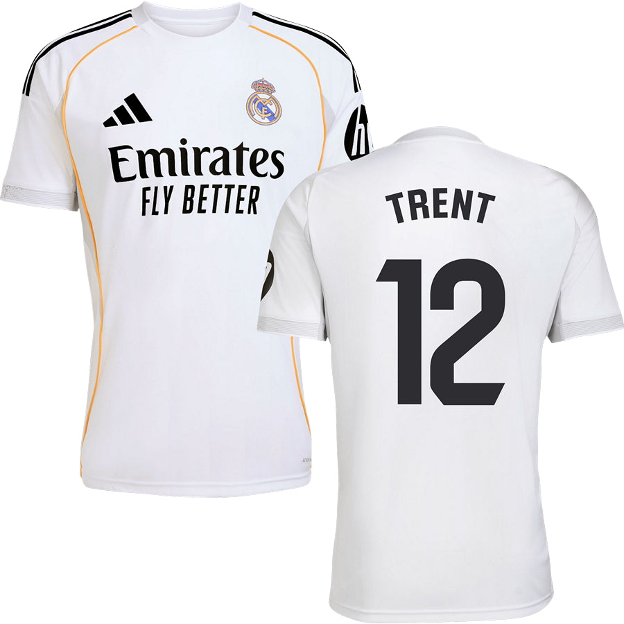 Real Madrid CF Home #12 TRENT Jersey 2025/26 Adults-Footzilla