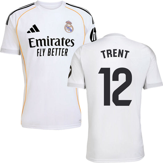 Real Madrid CF Home #12 TRENT Jersey 2025/26 Adults-Footzilla