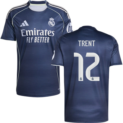 Real Madrid CF Away #12 TRENT Jersey 2025/26 Adults-Footzilla