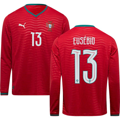 Portugal World Cup 2026 Home Long Sleeve Jersey Adults