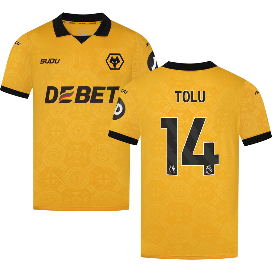 Wolverhampton Wanderers Home Jersey 2025/26 Adults-Footzilla