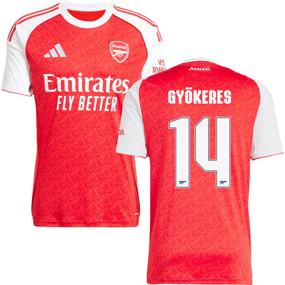 Arsenal Home Jersey Stadium 2025/26 Adults-Footzilla
