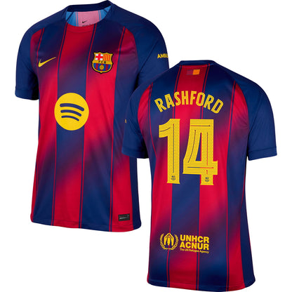 Barcelona FC Home #14 RASHFORD Jersey 2025/26 Adults-Footzilla