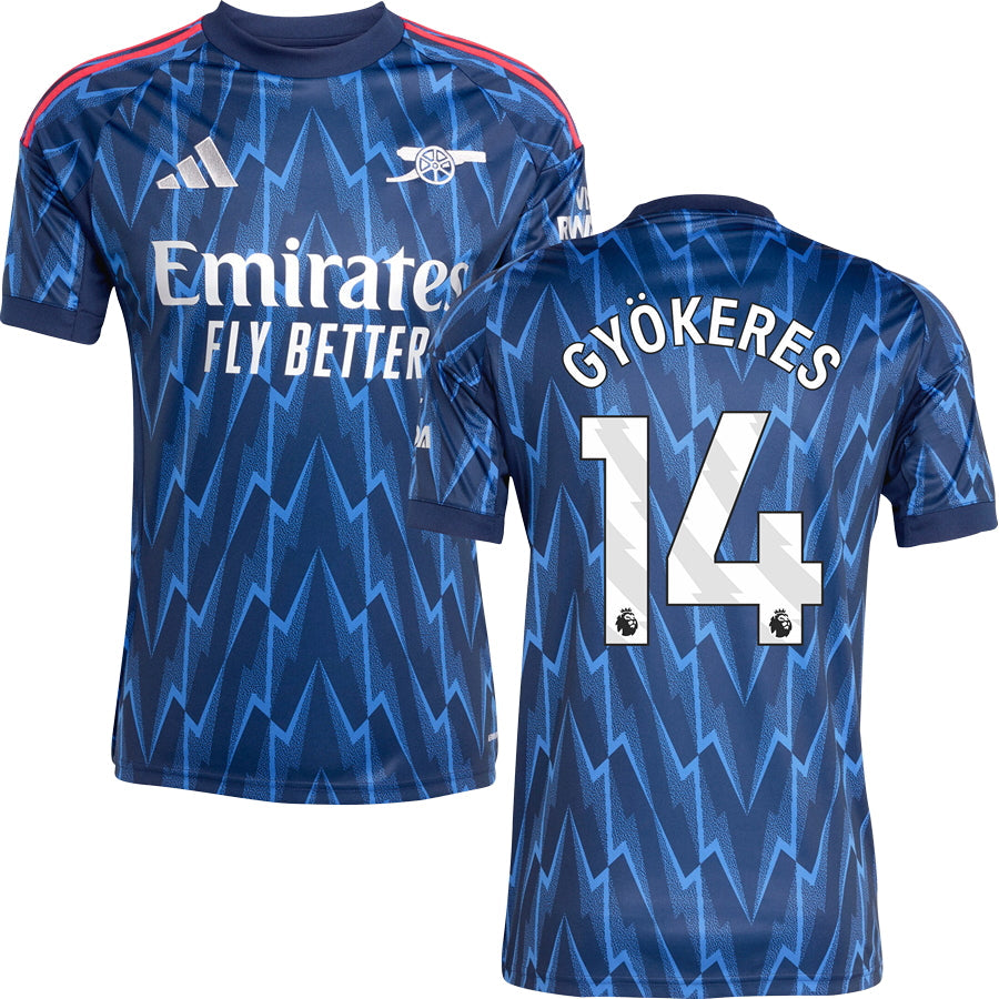 Arsenal Away Jersey Stadium 2025/26 Adults-Footzilla