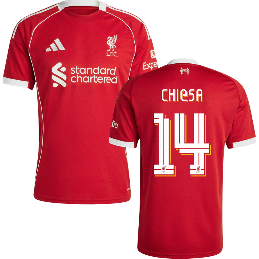 Liverpool Home Jersey 2025/26 Adults-Footzilla