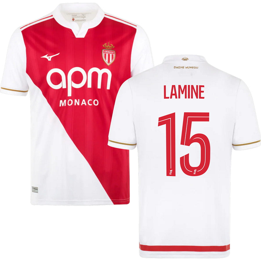 Monaco AS Home Jersey 25/26 Adults-Footzilla