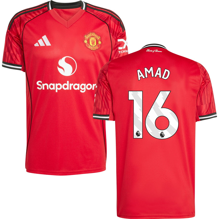 Manchester United Home Jersey 2025/26 Adults-Footzilla