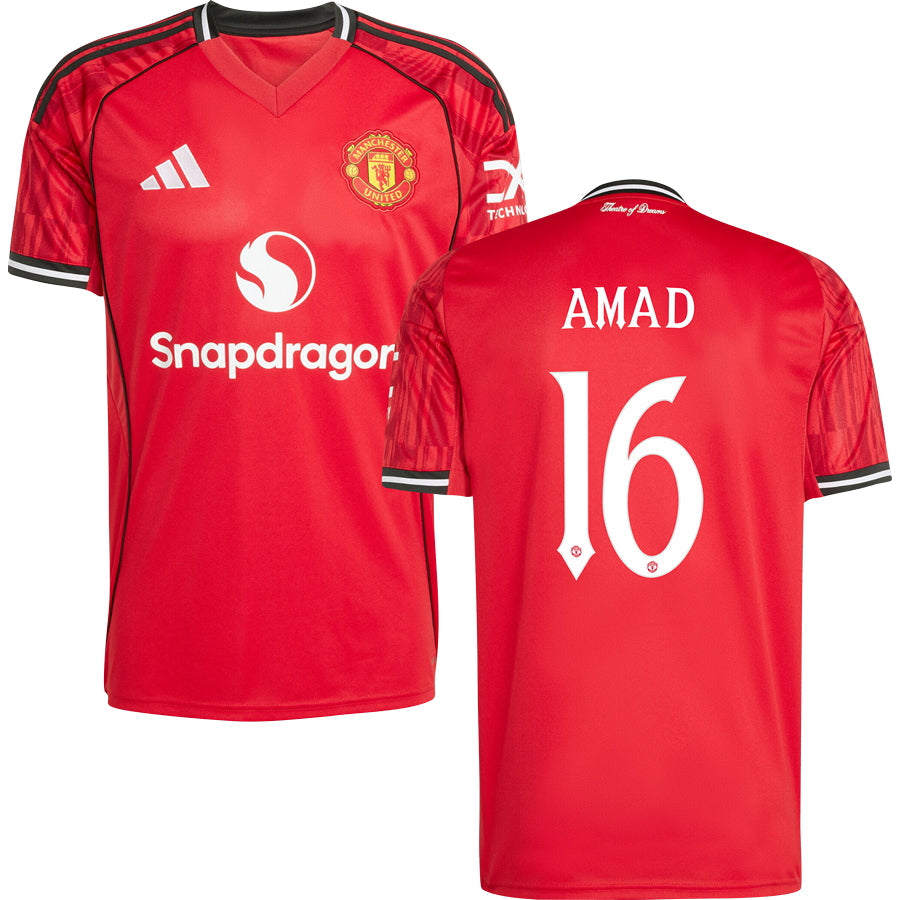 Manchester United Home Jersey 2025/26 Adults-Footzilla