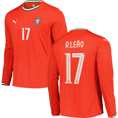 Portugal Home Long Sleeve Jersey 2025 Adults-Footzilla