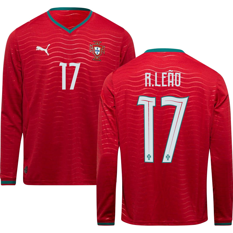 Portugal World Cup 2026 Home Long Sleeve Jersey Adults