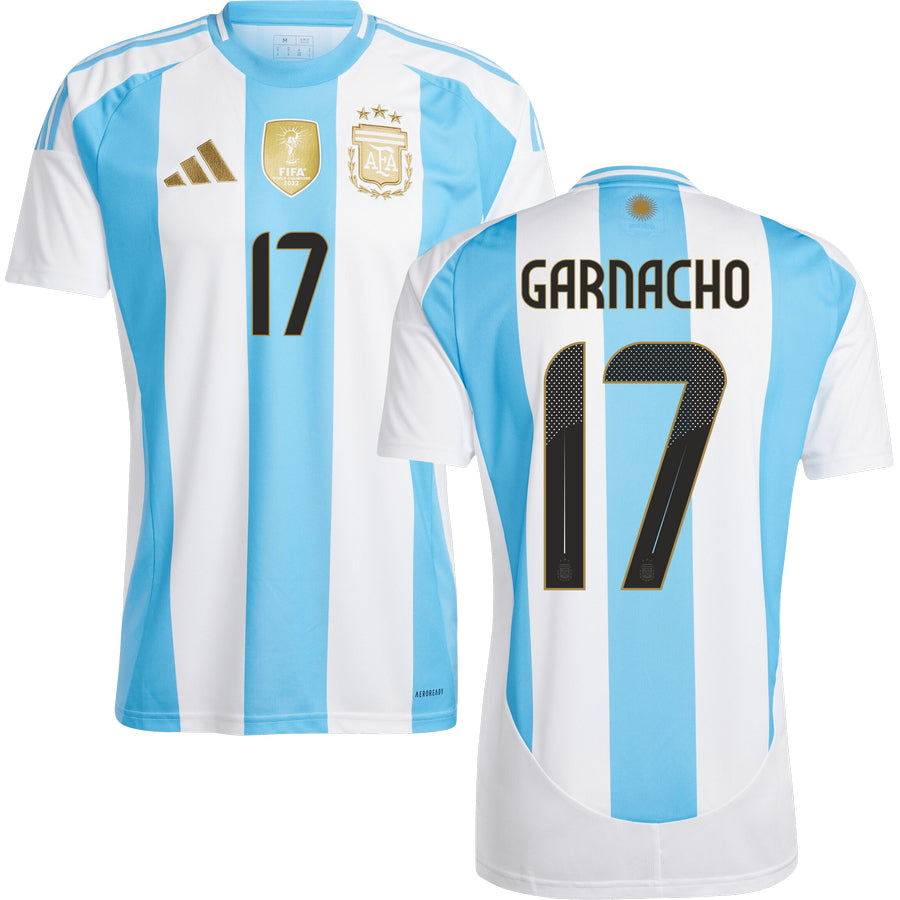 Argentina Home Stadium Jersey 2024 Men`s COPA AMERICA-Footzilla