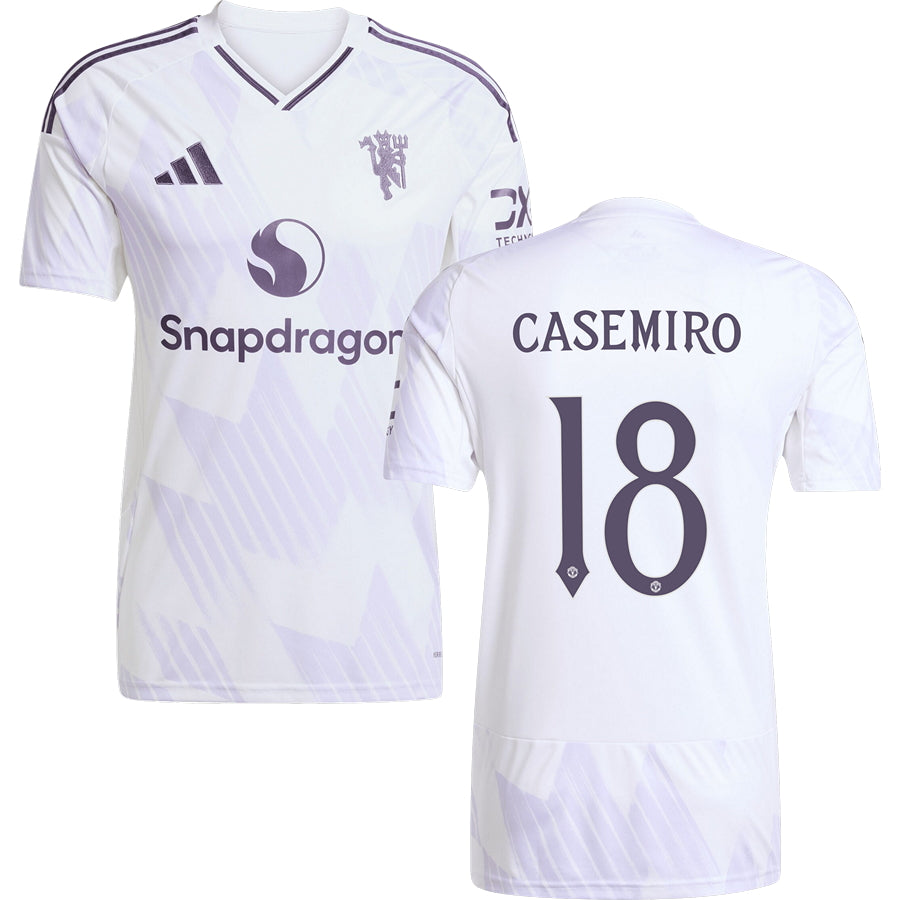 Manchester United #18 CASEMIRO Away Jersey 2025/26 Adults-Footzilla
