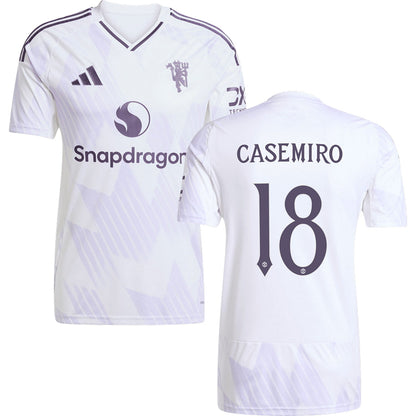 Manchester United #18 CASEMIRO Away Jersey 2025/26 Adults-Footzilla