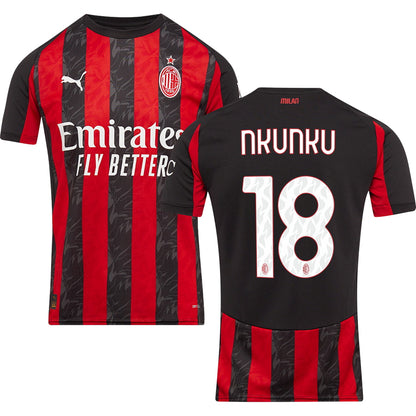 Milan AC Home Jersey 2025/26 Adults-Footzilla