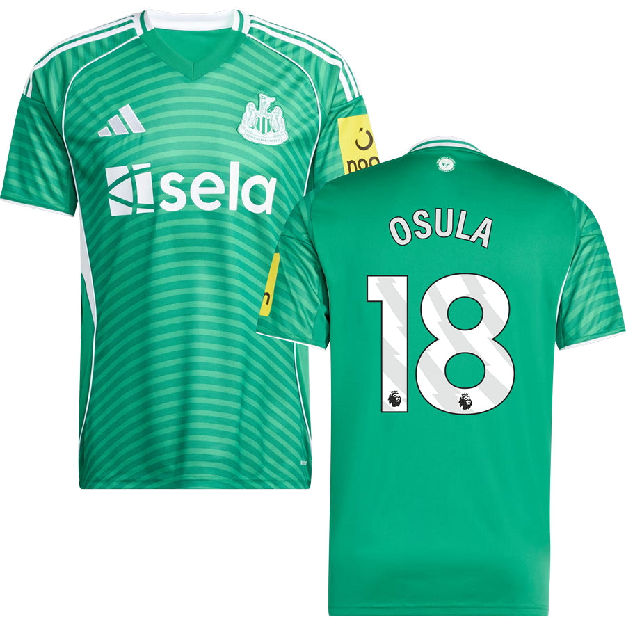 Newcastle United FC #18 OSULA Away Jersey 2025/26 Adults-Footzilla