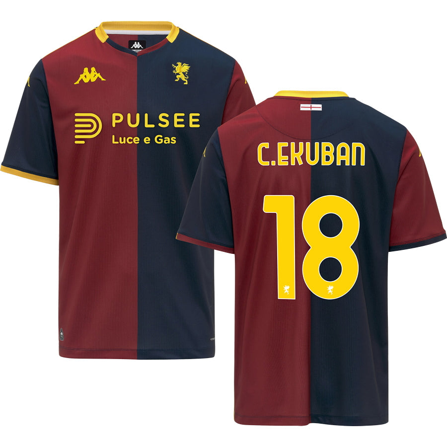 Genoa CFC Home Kombat Jersey 2025/26 Adult-Footzilla
