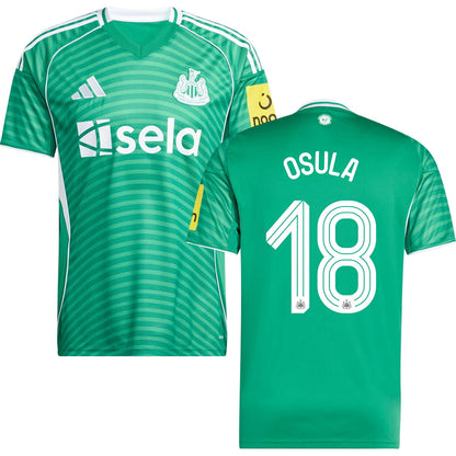 Newcastle United FC #18 OSULA Away Jersey 2025/26 Adults-Footzilla