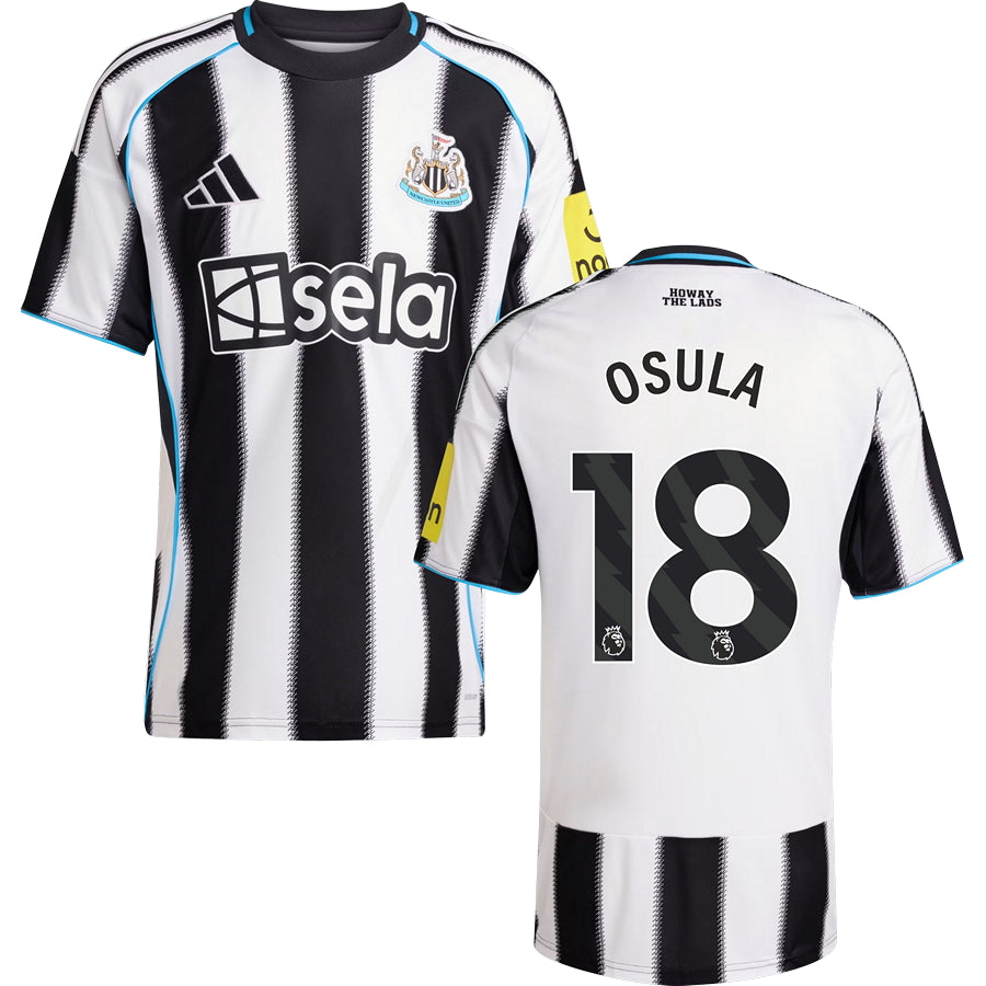Newcastle United FC #18 OSULA Home Jersey 2025/26 Adults-Footzilla