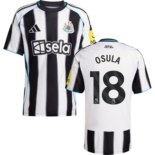 Newcastle United FC #18 OSULA Home Jersey 2025/26 Adults-Footzilla