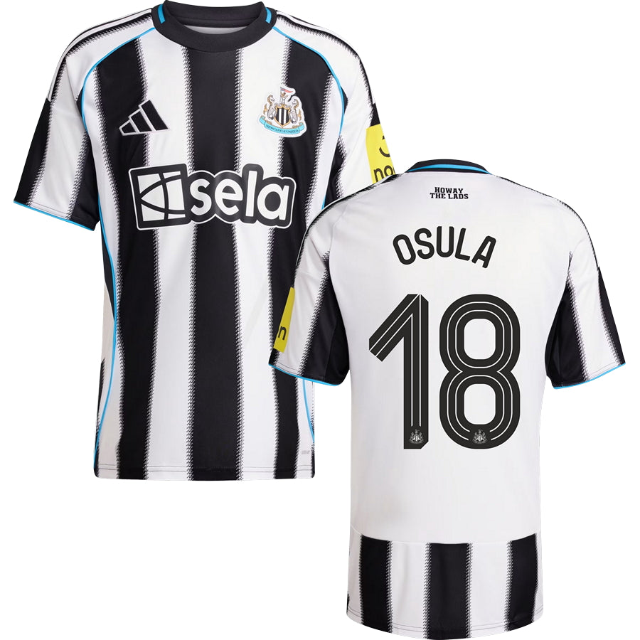 Newcastle United FC #18 OSULA Home Jersey 2025/26 Adults-Footzilla