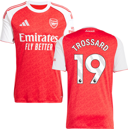Arsenal Home Jersey #19 TROSSARD 2025/26 Adults-Footzilla