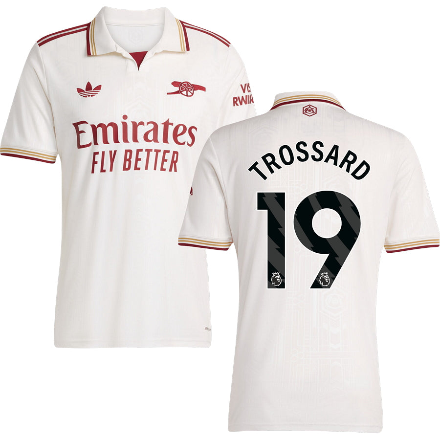 Arsenal Third Jersey #19 TROSSARD 2025/26 Adults-Footzilla
