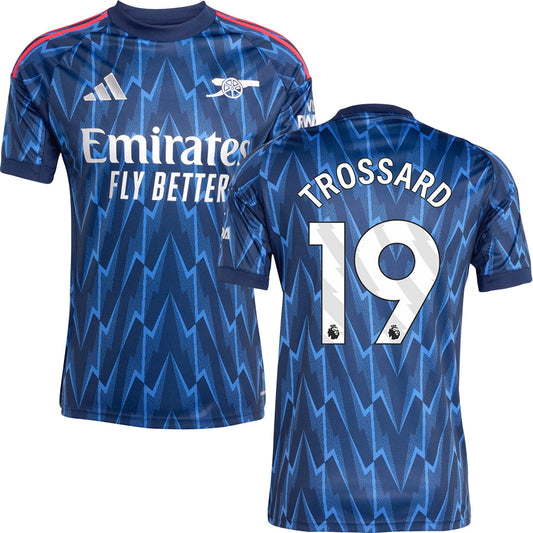 Arsenal Away Jersey #19 TROSSARD 2025/26 Adults-Footzilla
